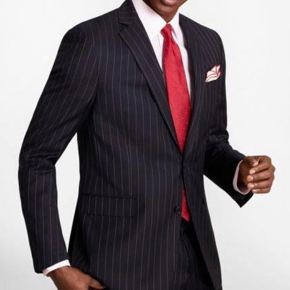 J.CREW Legacy 3 Piece Suit Pinstripes Charcoal Wool 40S - Picture 1 of 16